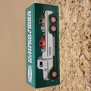 2022 Hess flatbed truck with hot rods- Brand New